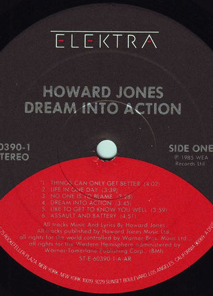 Howard Jones : Dream Into Action (LP, Album, All)