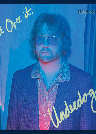 the album cover for Aaron Tasjan  Lee - Get Over It Underdog [Colored Vinyl] (Trq)