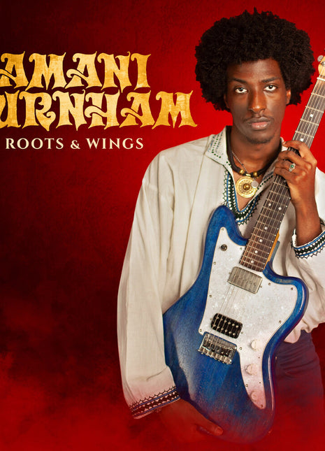 the album cover for Amani Burnham - Roots & Wings