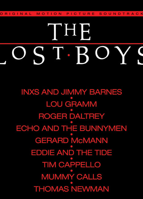 the album cover for Lost Boys / O.S.T. (Colv) (Gol) (Ltd) - Lost Boys / O.S.T. [Colored Vinyl] (Gol) [Limited Edition]
