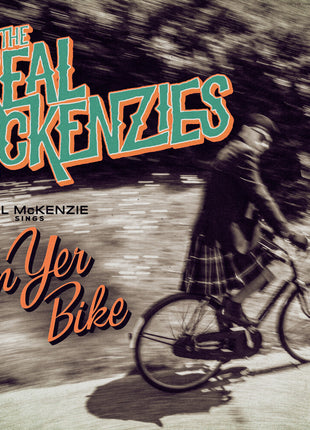 the album cover for Real McKenzies - Paul Mckenzie Sings On Yer Bike