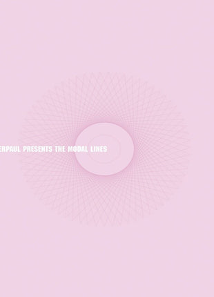 the album cover for Jetenderpaul - Presents The Modal Lines - Pink Splatter [Colored Vinyl]