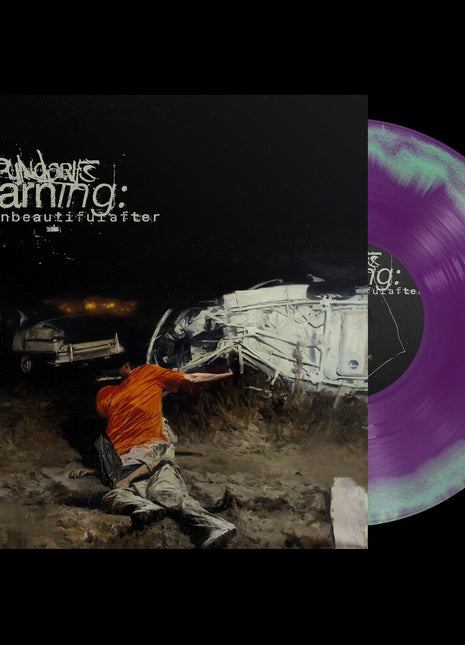 the album cover for Boundaries - Yearning: The unbeautiful after [Neon Violet + Mint Green Side A/B]