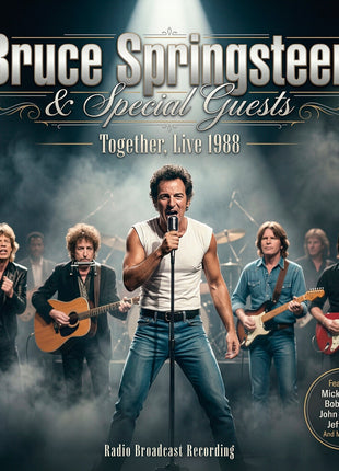 the album cover for Bruce Springsteen - Together Live 1988