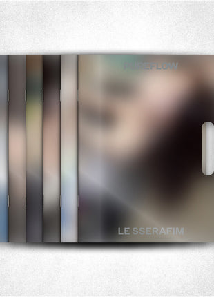 the album cover for LE SSERAFIM - 2nd Studio Album PUREFLOW pt.1 [COMPACT ver.]