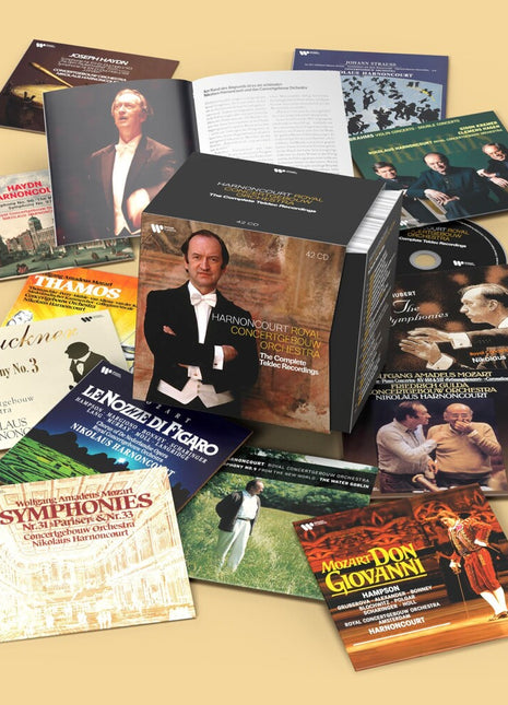 the album cover for Nikolaus Harnoncourt - Complete Teldec Recordings (Box)