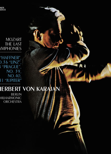 the album cover for Herbert Karajan  Von - Mozart Syms 35-36 38-41 (Remastered - Hybrid Sacd)
