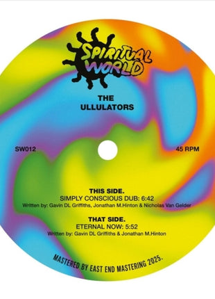 the album cover for Ullulators - Simply Conscious Dub / Eternal Now