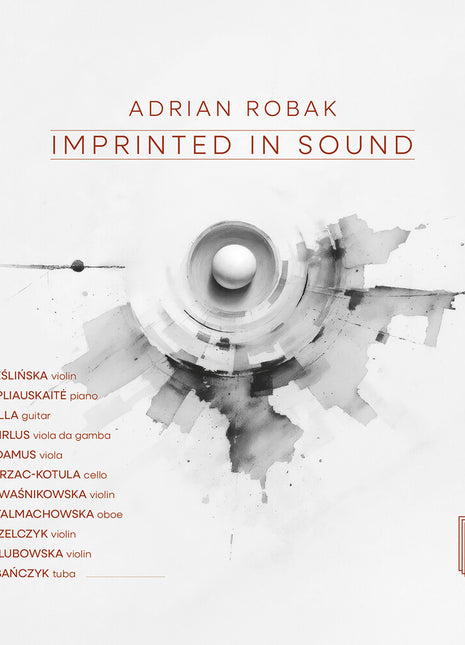 the album cover for Sulamita Slubowska - Adrian Robak: Imprinted In Sound