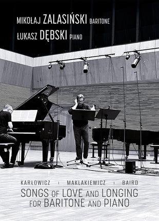 the album cover for Mikolaj Zalasinski - Karlowicz Maklakiewicz Baird: Songs Of Love