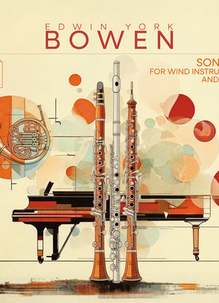 the album cover for Alicja Matuszczyk - Bowen: Sons For Wind Instruments & Piano