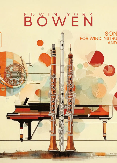 the album cover for Alicja Matuszczyk - Bowen: Sons For Wind Instruments & Piano