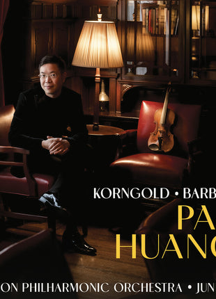 the album cover for Paul Huang - Korngold & Barber