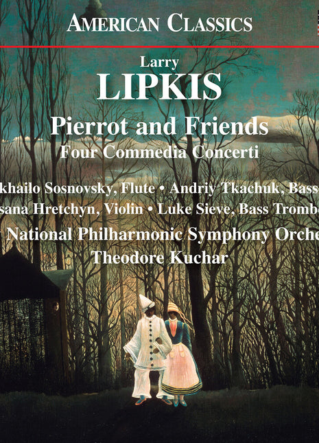 the album cover for Mykhailo Sosnovsky - Lipkis: Pierrot & Friends