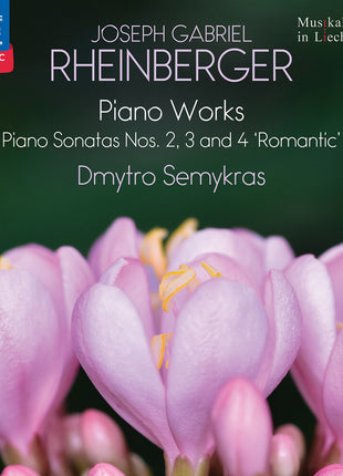 the album cover for Dmytro Semykras - Rheinberger: Pno Works