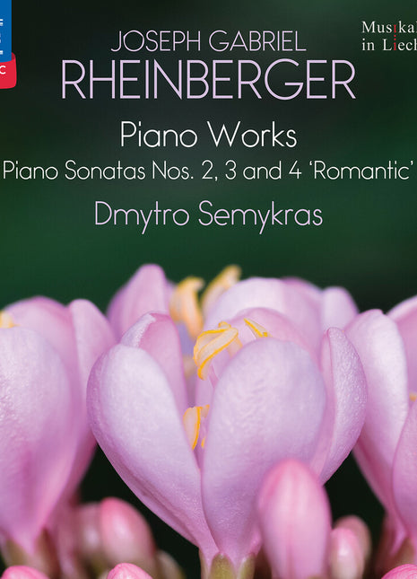 the album cover for Dmytro Semykras - Rheinberger: Pno Works