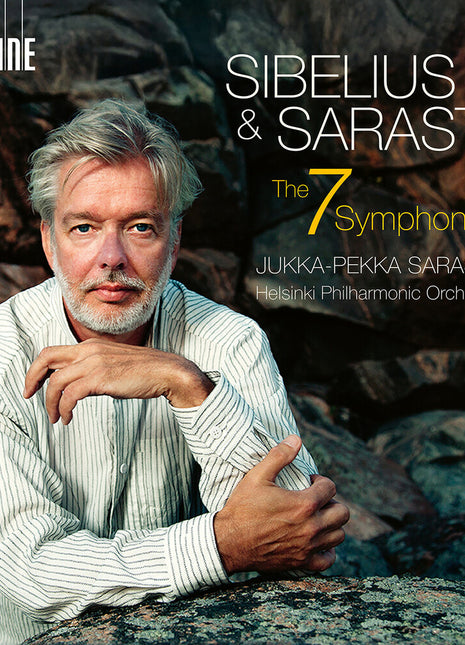 the album cover for Helsinki Philharmonic Orchestra - Sibelius & Saraste: 7 Syms