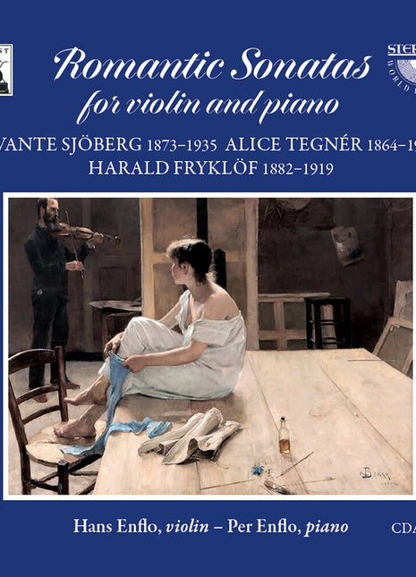 the album cover for Hans Enflo - Romantic Sons For Vn & Piano