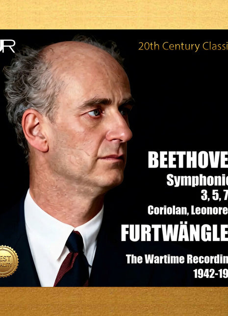 the album cover for Wilhelm Furtwängler - Furtwangler - Waretime Recordings 1942-1944