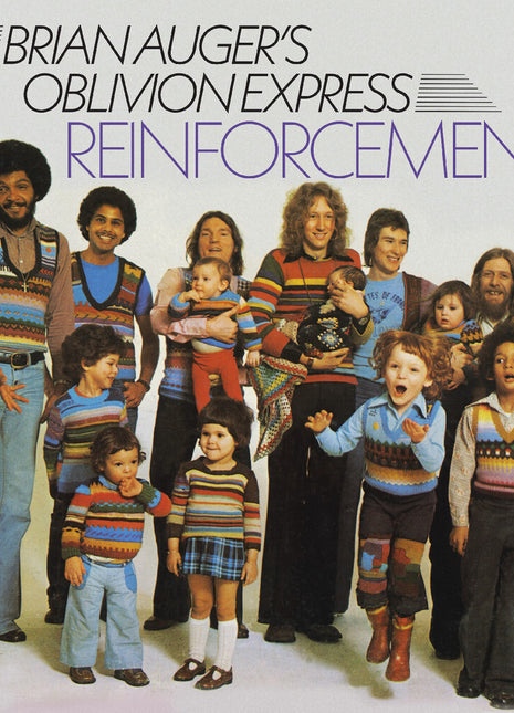 the album cover for Brian Auger's Oblivion Express - Reinforcements