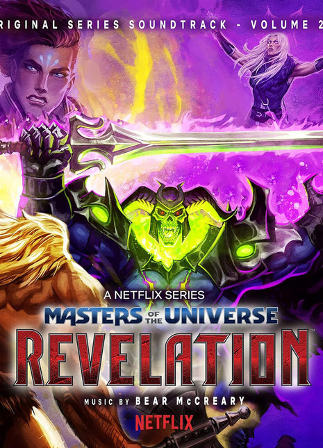 the album cover for Bear McCreary - Masters Of The Universe: Revelation Volume 2 -Ost