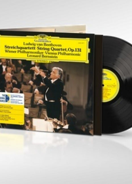 the album cover for Leonard Bernstein  / Wiener Philharmoniker - Beethoven: String Quartet, Op. 131 [180 Gram]