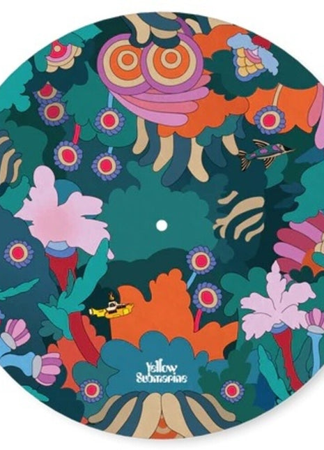 the album cover for Beatles Yellow Submarine Record Mat Under the Sea - Beatles Yellow Submarine Record Mat Under The Sea