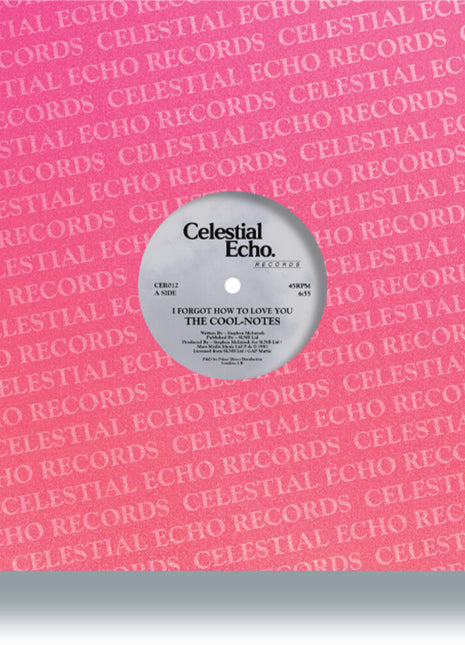 the album cover for Cool-Notes - I Forgot How To Love You / Why Can't We Be Friends