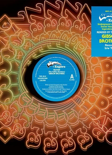 the album cover for Gibson Brothers - Heaven / You (The Reflex Revisions) (Gate) [180 Gram]