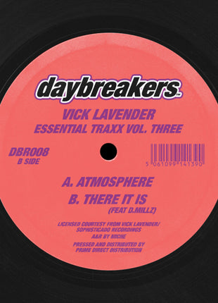 the album cover for Vick Lavender - Essential Traxx Vol. 3