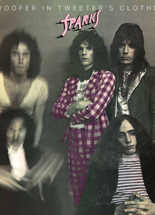 the album cover for Sparks - Woofer In Tweeter's Clothing [Clear Vinyl] [Limited Edition] (Viol)