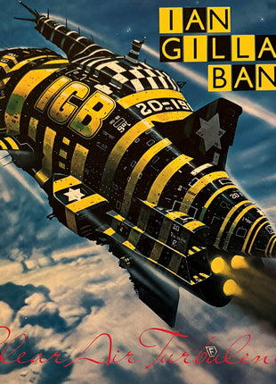 the album cover for Ian Gillan  Band - Clear Air Turbulence (Blue) [Clear Vinyl] (Aniv)