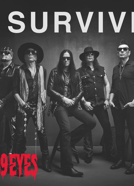 the album cover for 69 Eyes - I Survive (Ep)