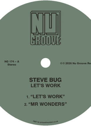 the album cover for Steve Bug - Let's Work