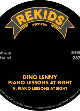 the album cover for Dino Lenny - Piano Lessons At Eight