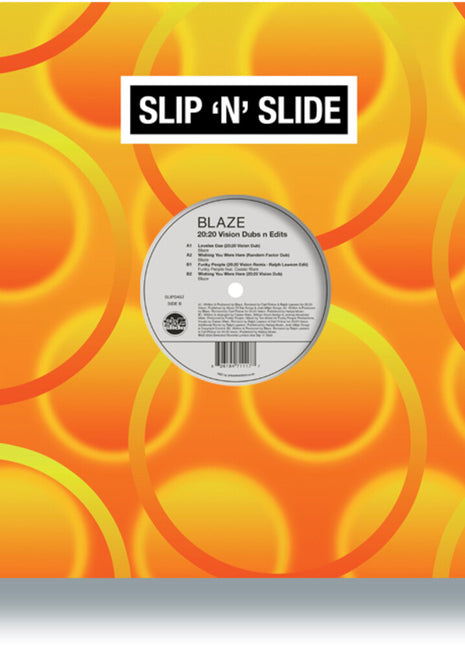 the album cover for Blaze - 20:20 Vision Dubs N Edits