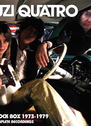 the album cover for Suzi Quatro - Rock Box 1973-1979 (Complete Recordings)