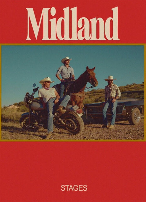 the album cover for Midland - Stages