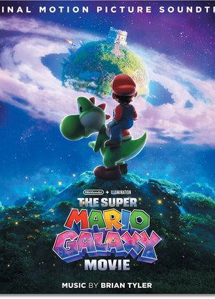 the album cover for Super Mario Galaxy Movie - O.S.T. (Colv) (Ylw) - Super Mario Galaxy Movie - O.S.T. [Colored Vinyl] (Ylw)
