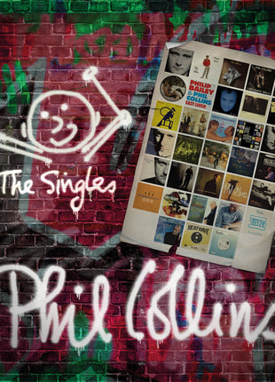 the album cover for Phil Collins - Singles (Exp) (Sft)