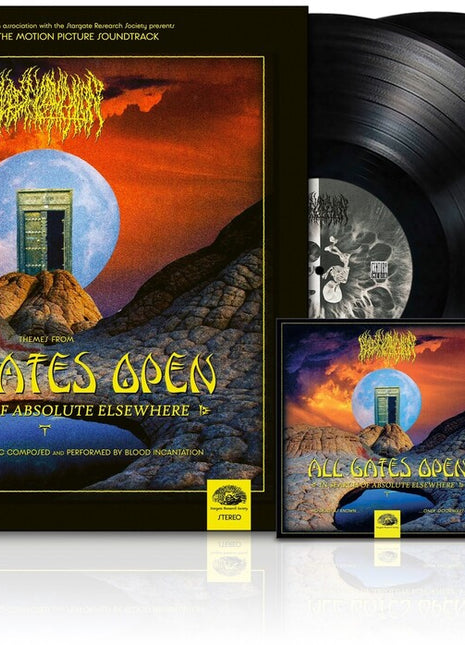 the album cover for Blood Incantation - All Gates Open (Original Motion Picture Soundtrack) [Black Vinyl with Blu Ray]