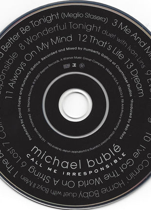 Michael Bublé : Call Me Irresponsible (CD, Album)