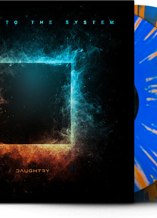 the album cover for Daughtry - Shock To the System (x) (deluxe) (blue/orange Splatter Vinyl/2lp)