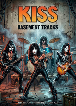 the album cover for KISS - Basement Tracks [Colored Vinyl]