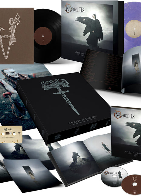 the album cover for Mortiis - Ghosts Of Europa (Bonus Cd) (Bonv) (Box) [Colored Vinyl]