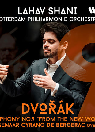 the album cover for Lahav Shani  / Rotterdam Philharmonic - Dvorak: Symphony No. 9
