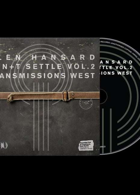 the album cover for Glen Hansard - Don't Settle Vol. 2 - Transmissions West