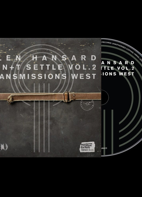 the album cover for Glen Hansard - Don't Settle Vol. 2 - Transmissions West
