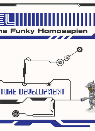 the album cover for Del The Funky Homosapien - Future Development