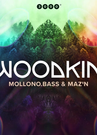 the album cover for Woodkin / Mollono Bass / Maz'n - Woodkin